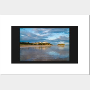 Tenby South Beach - Dramatic Clouds & Wet Beach - Tenby, Pembrokeshire Posters and Art